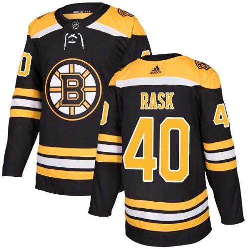 Boston Bruins #40 Tuukka Rask Authentic Black Home Jersey